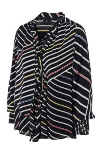 Irina Print Blouse Zwart Multikleur