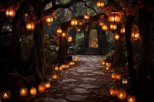 Jack-O'-Lantern Pathway Lights